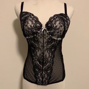 Victoria’s Secret Corset Black Lace 36C